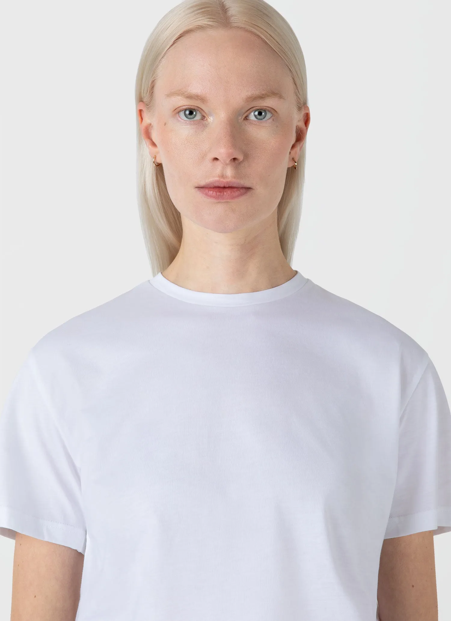 Women's Boy Fit T-shirt in White