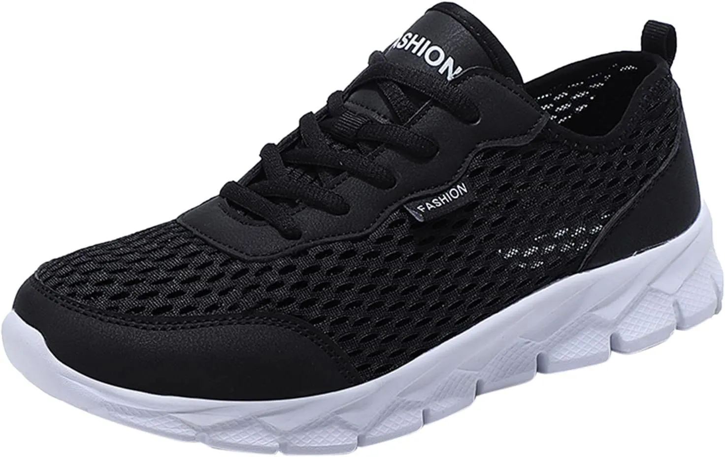 Womens Sneakers Air Cushion Running Shoes Lace Up Tennis Shoes Men Mesh Breathable Men's Casual Shoes Fashion Sneakers Platform Tennis Shoe Cross Trainer Shoe